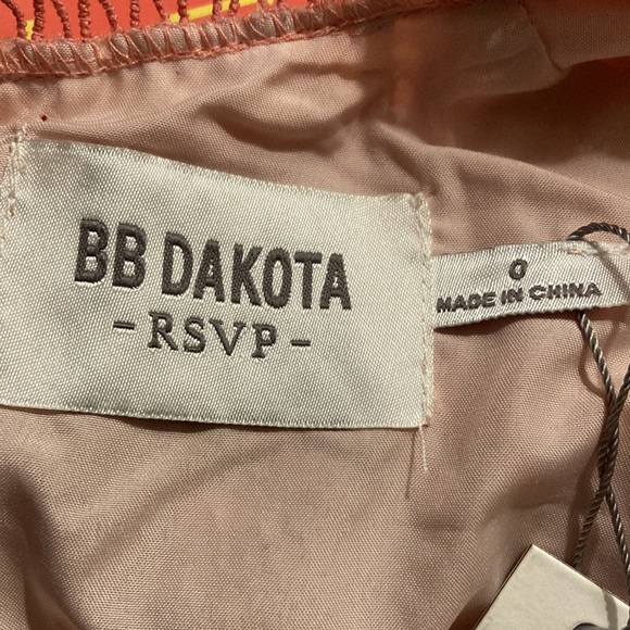 NWT BB Dakota RSVP peach lace mini, sz 0 - Picture 3 of 5